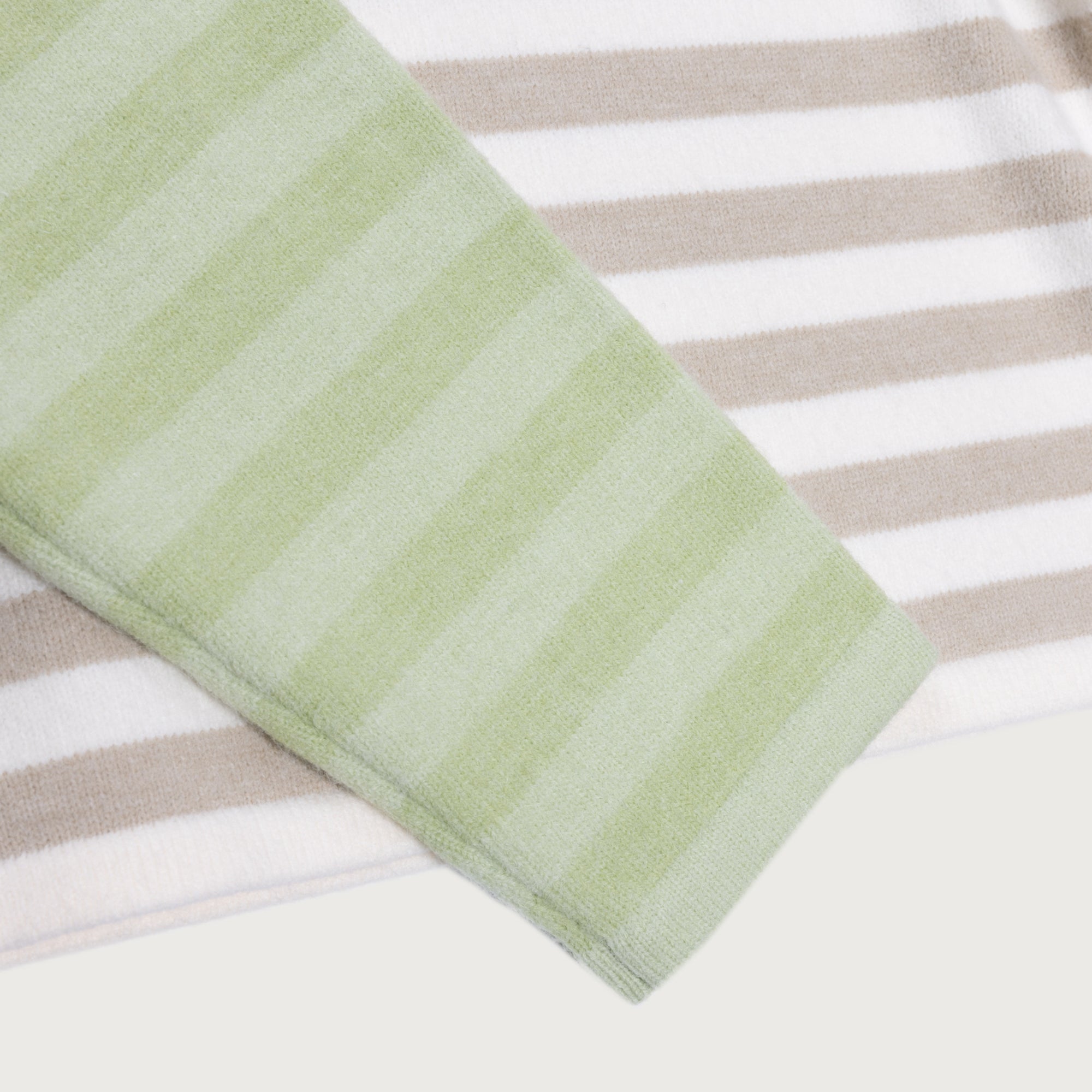 Multi Stripe Crew - Bone Multi Stripe Crew - Bone