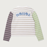 Multi Stripe Crew - Bone Multi Stripe Crew - Bone