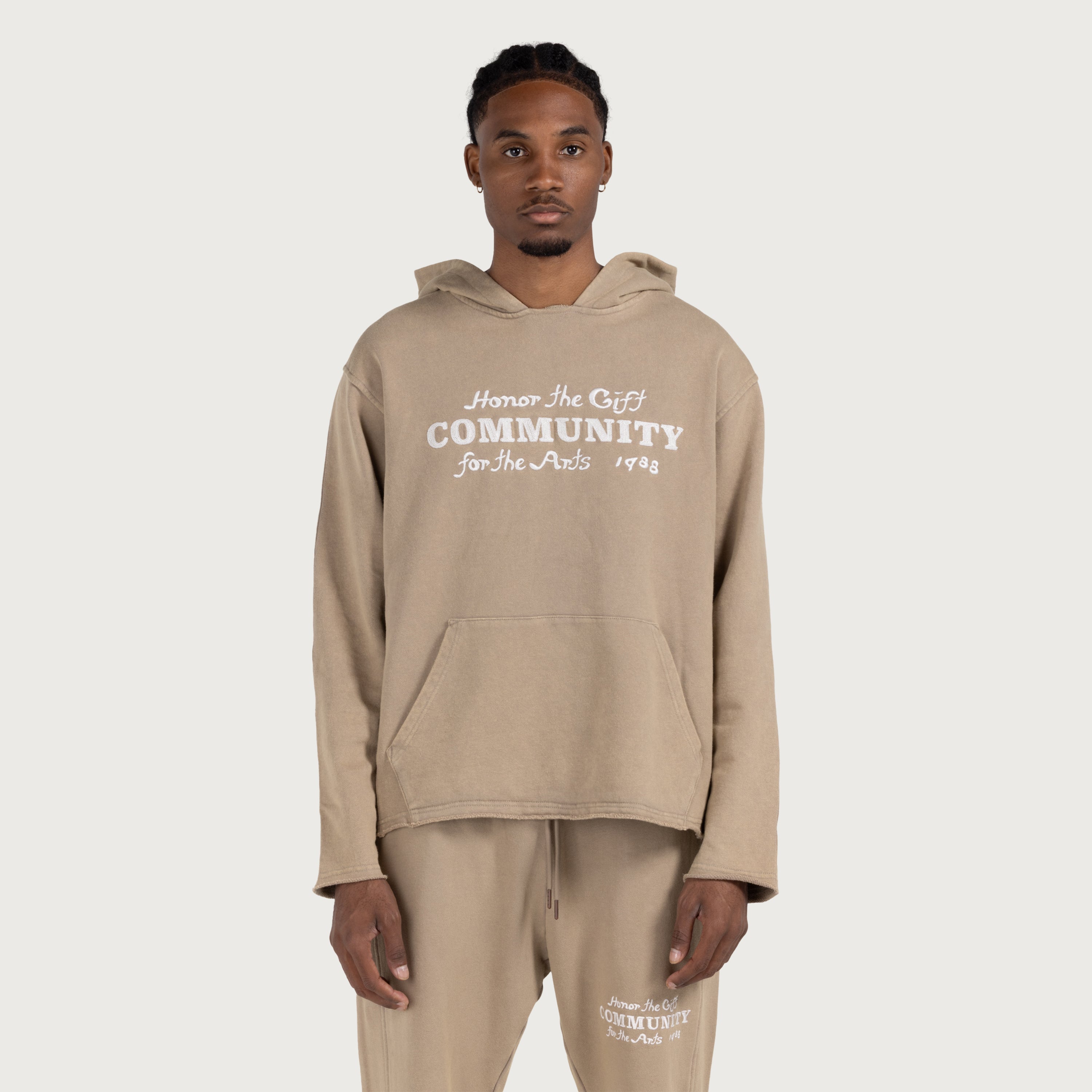 Vintage Hoodie - Pebble Vintage Hoodie - Pebble