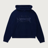 Art Knit Hoodie - Navy Art Knit Hoodie - Navy
