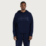 Art Knit Hoodie - Navy Art Knit Hoodie - Navy