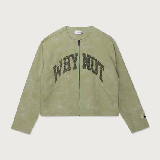 Twill Washed Jacket - Green