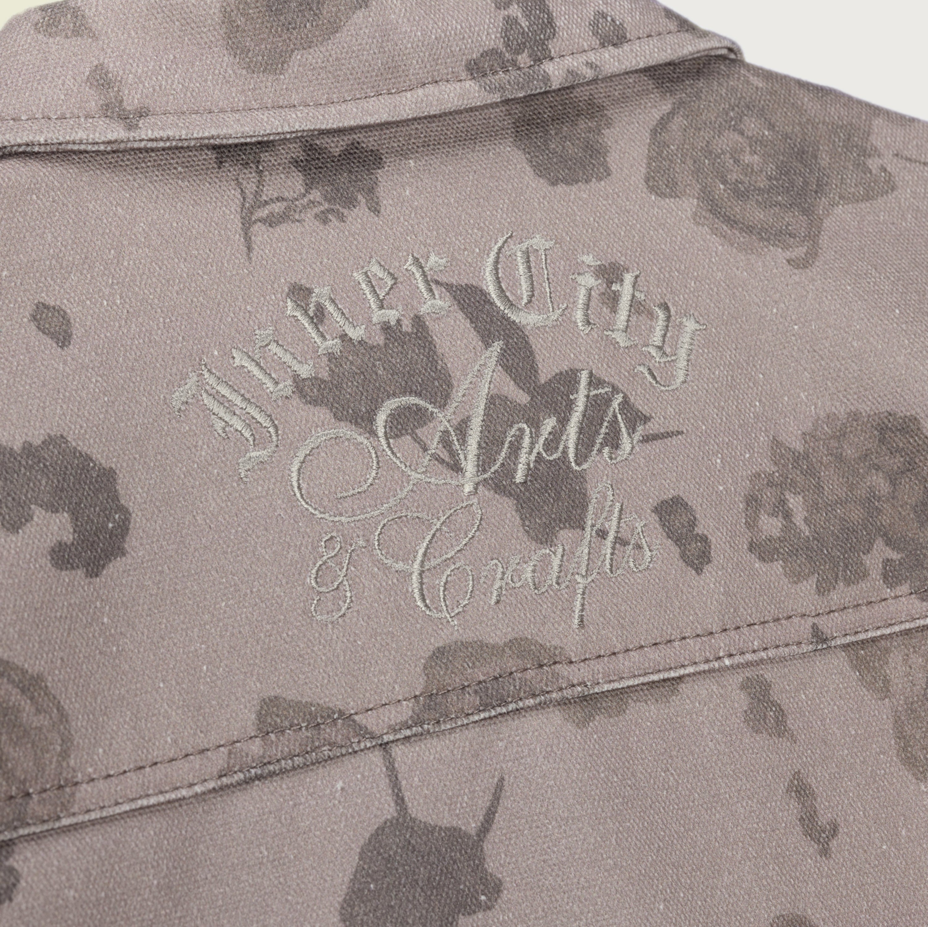 Tonal Floral Jacket - Pebble Tonal Floral Jacket - Pebble