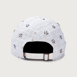 Beaded 6 Panel Cap - Bone Beaded 6 Panel Cap - Bone