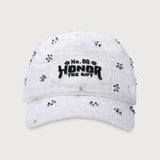 Beaded 6 Panel Cap - Bone Beaded 6 Panel Cap - Bone