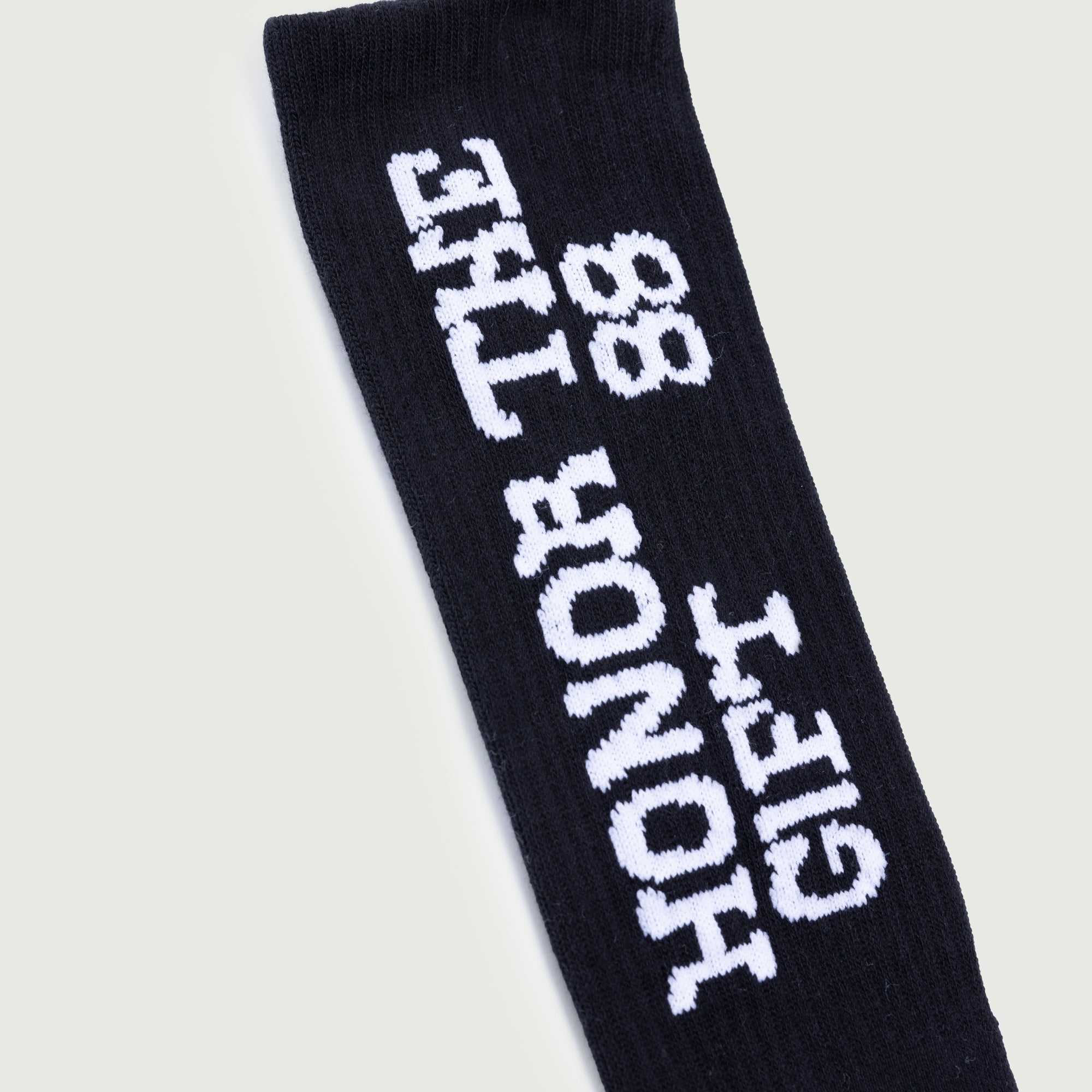 For Sale Ribbed Sock - Black For Sale Ribbed Sock - Black
