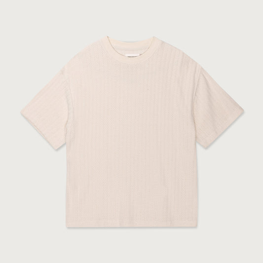 Knit Standard Tee - Bone