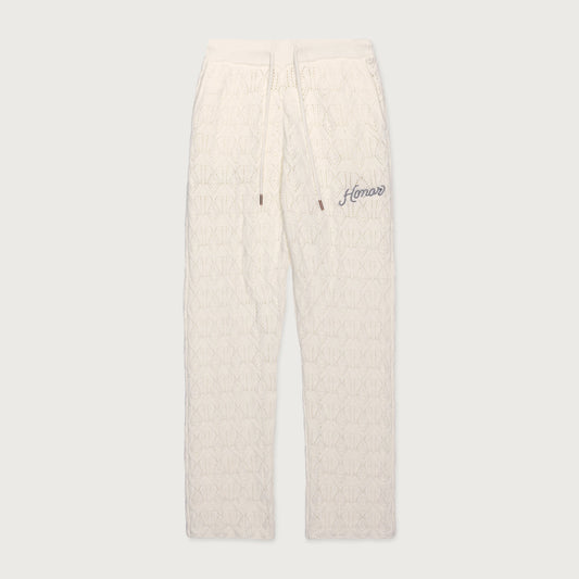 Cable Knit Pant - Bone