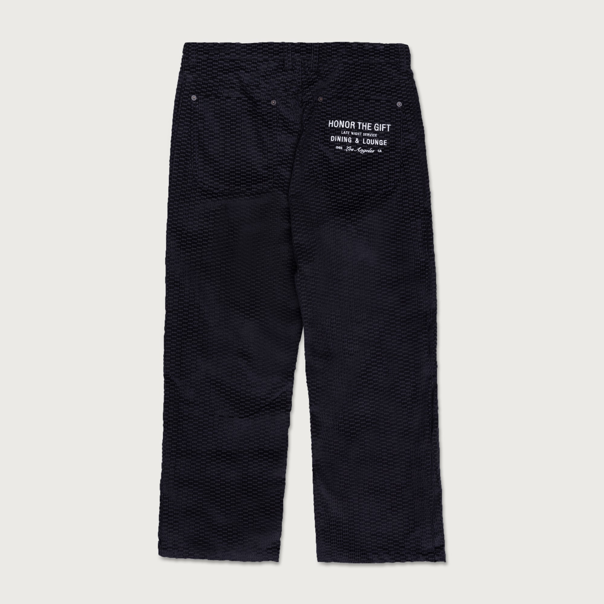 Novelty Cord Pant - Black Novelty Cord Pant - Black