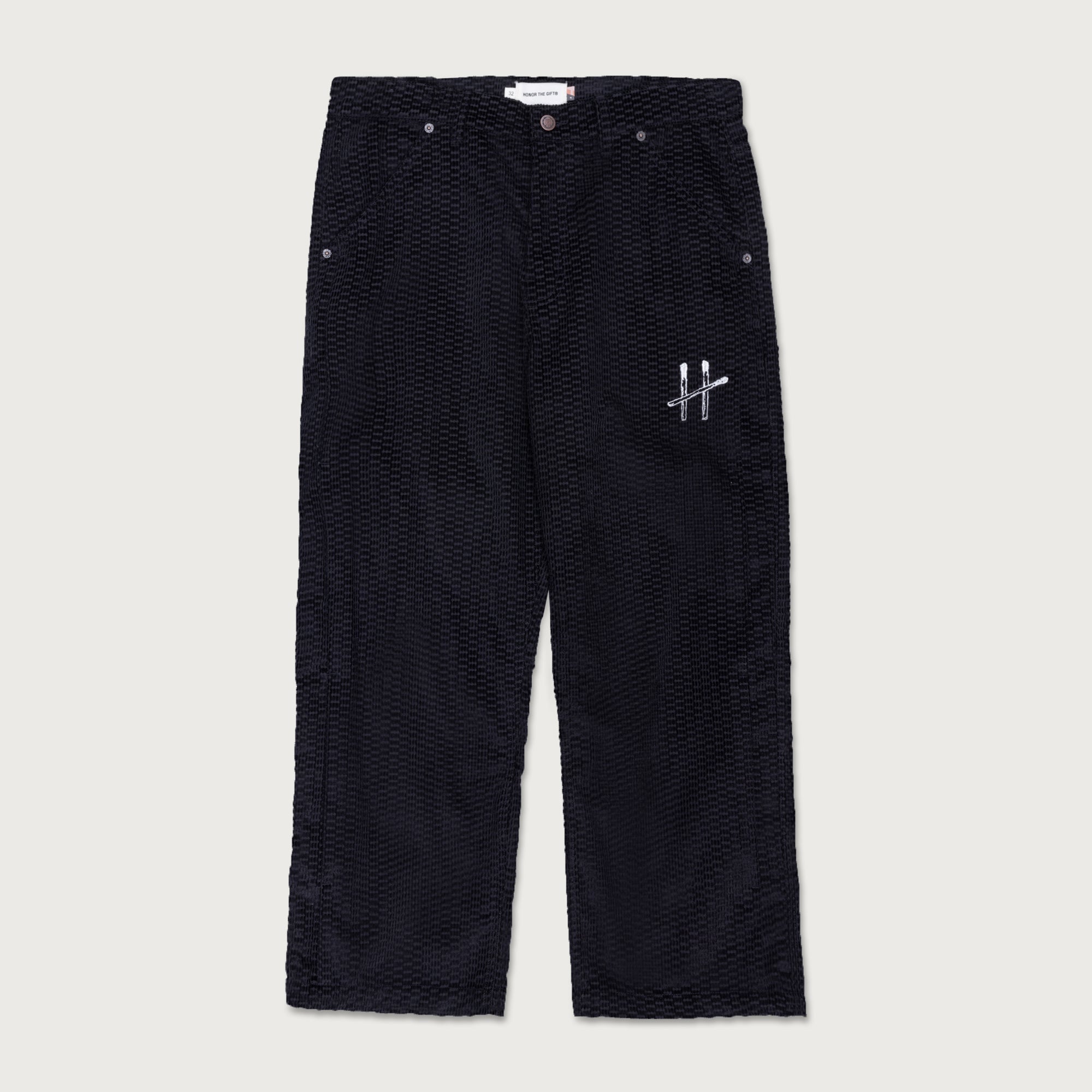 Novelty Cord Pant - Black Novelty Cord Pant - Black
