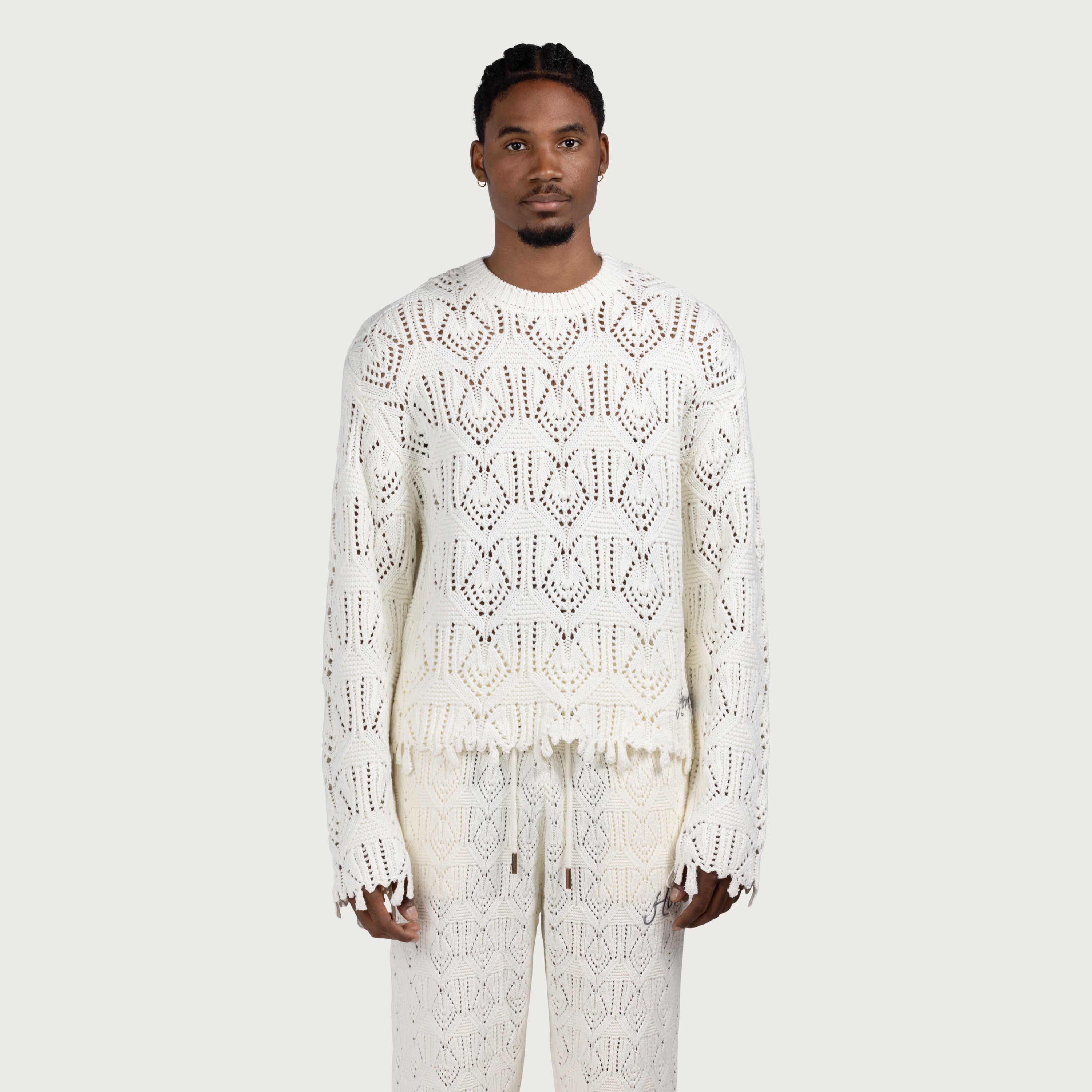 Cable Sweater - Bone Cable Sweater - Bone