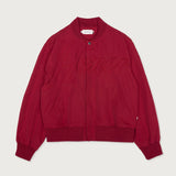 Nylon Bomber - Plum Nylon Bomber - Plum