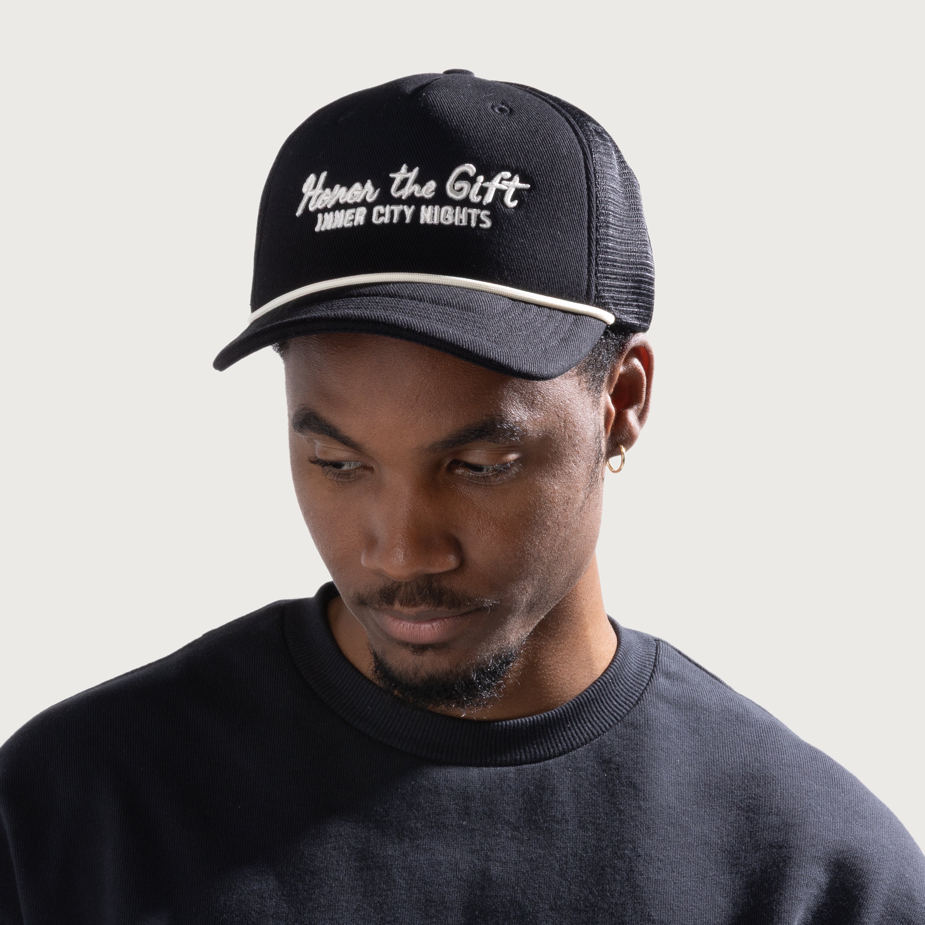 City Nights Trucker Cap - Black City Nights Trucker Cap - Black