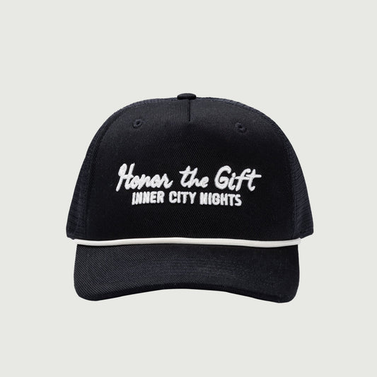 City Nights Trucker Cap - Black