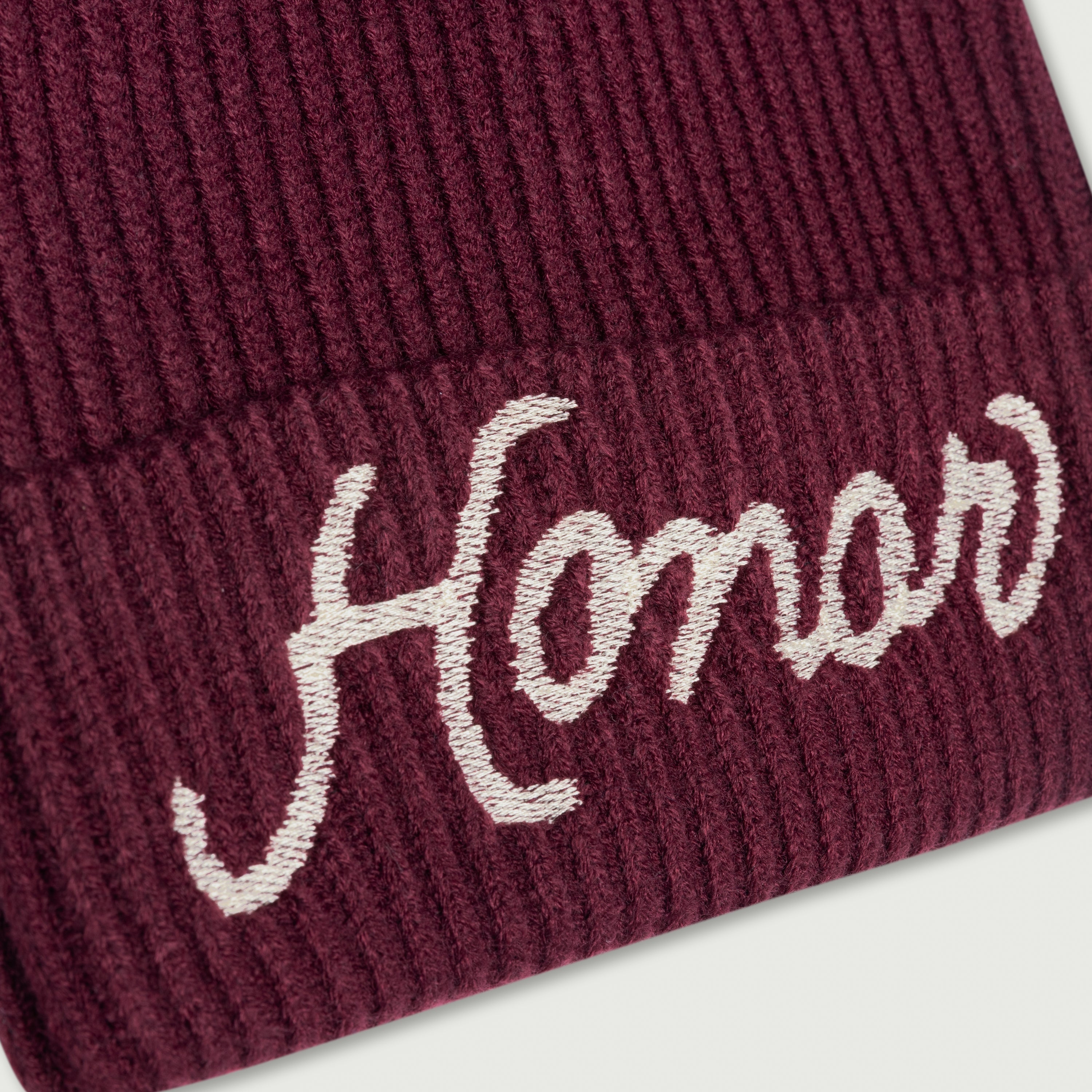 Honor Heavy Knit Beanie - Berry Honor Heavy Knit Beanie - Berry