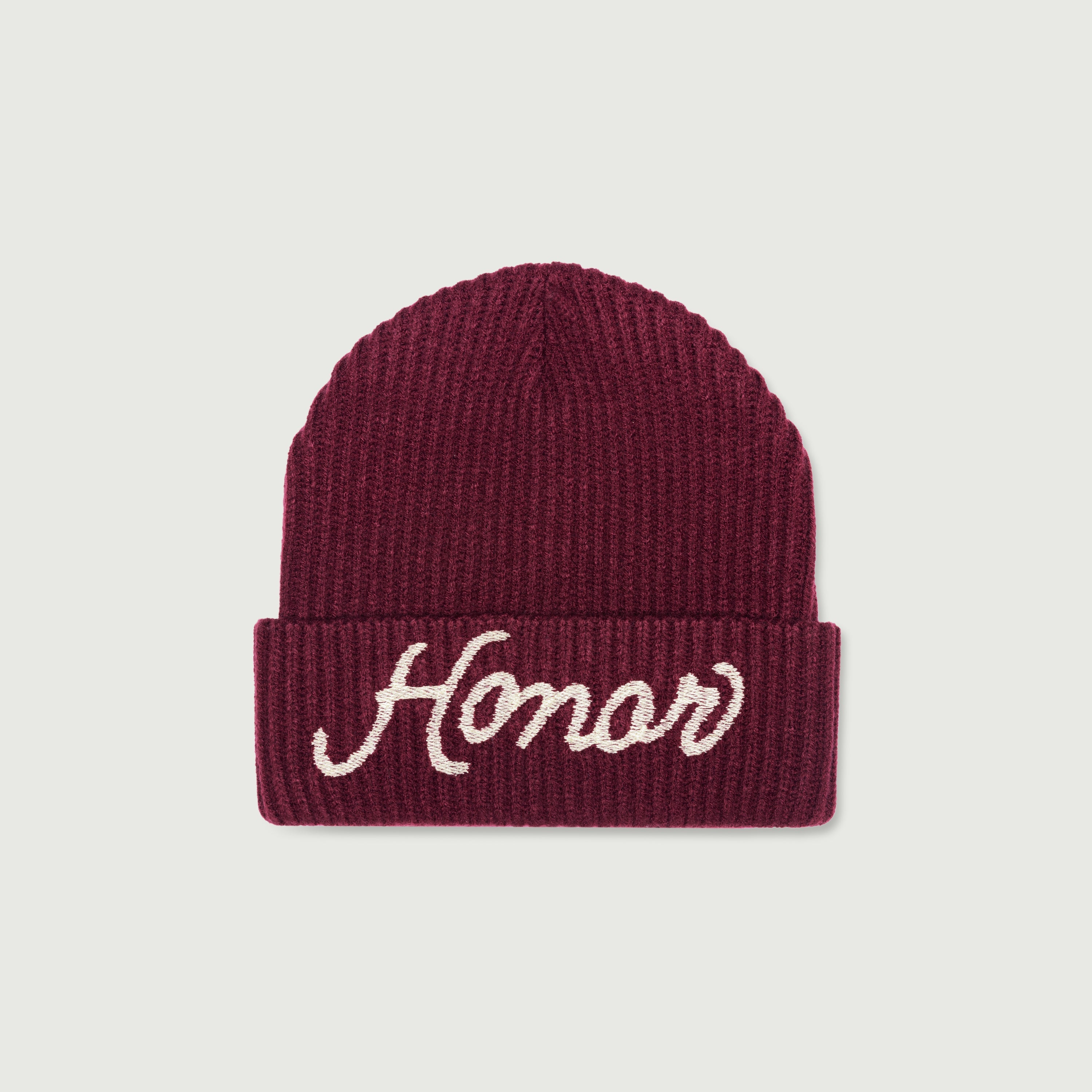 Honor Heavy Knit Beanie - Berry Honor Heavy Knit Beanie - Berry