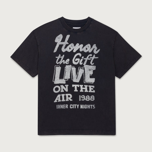 Live On The Air Tee - Black