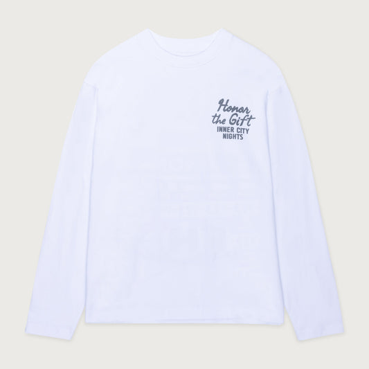Late Night Dining Tee - White