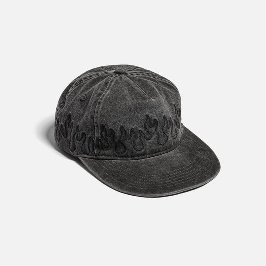 FIRE CAP - FADED BLACK