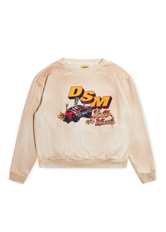 Hell on Wheels Sweatshirt - Antique White