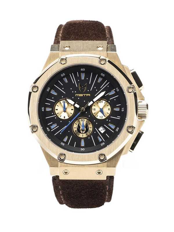 AM1006SW - AMBASSADOR CHAMPAGNE GOLD / JEDI / LEATHER BAND AM1006SW - AMBASSADOR CHAMPAGNE GOLD / JEDI / LEATHER BAND