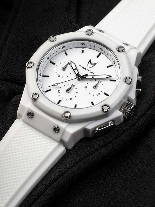 AX107RB - AMBASSADOR X WHITE / WHITE / RUBBER BAND
