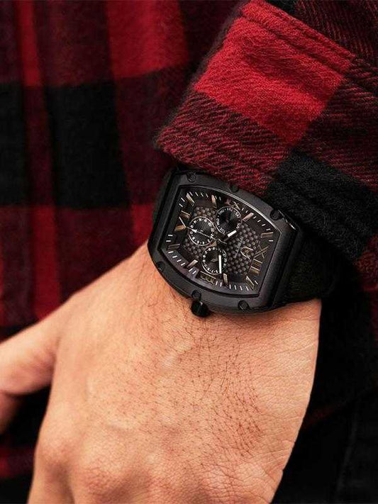 MJ105SS - MAJOR BLACK / BLACK / SS BAND