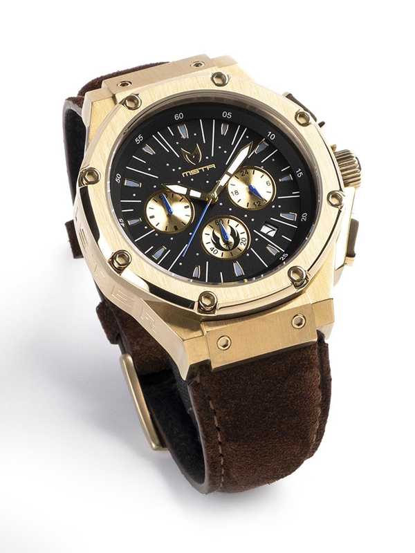 AM1006SW - AMBASSADOR CHAMPAGNE GOLD / JEDI / LEATHER BAND AM1006SW - AMBASSADOR CHAMPAGNE GOLD / JEDI / LEATHER BAND