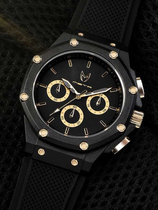 AX110RB - AMBASSADOR X BLACK / GOLD / RUBBER BAND