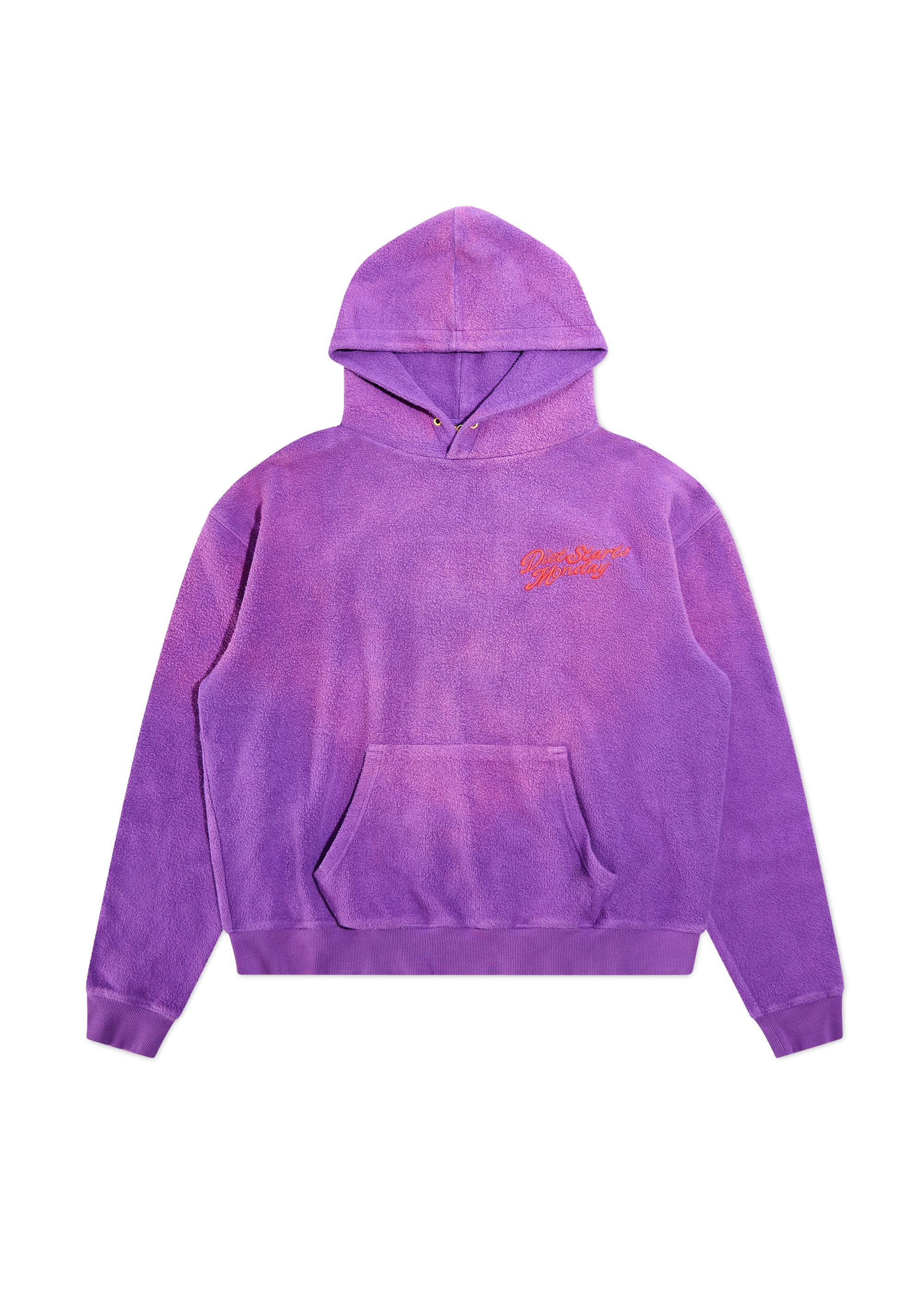 Only One Inside Out Hoodie - Purple/Red Only One Inside Out Hoodie - Purple/Red