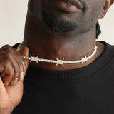 Diamond Barbwire Tennis Chain Diamond Barbwire Tennis Chain