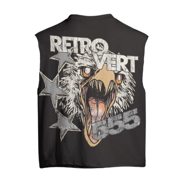 FALCON SKULL CUT-OFF T-SHIRT FALCON SKULL CUT-OFF T-SHIRT