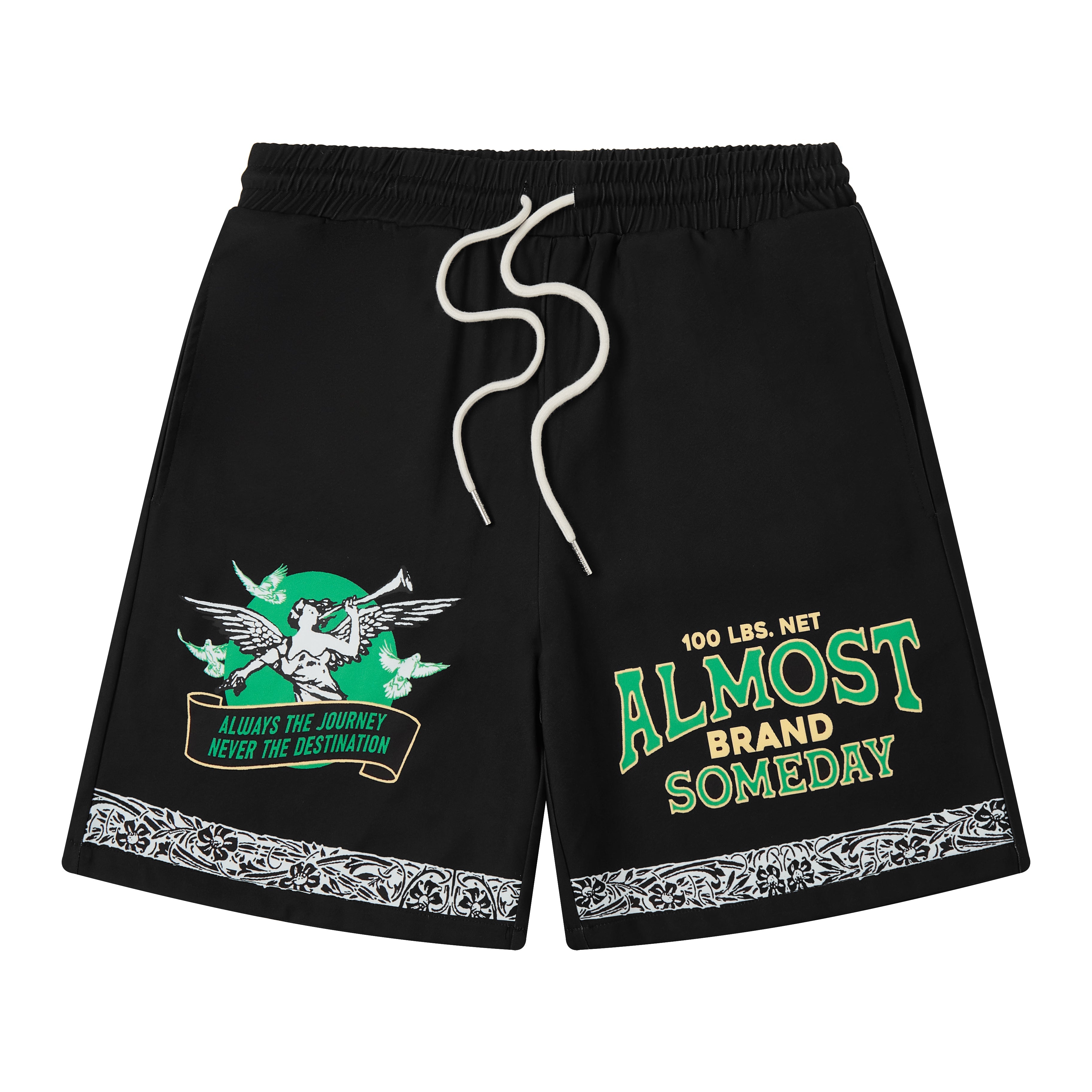 Burlap Shorts - Black Burlap Shorts - Black