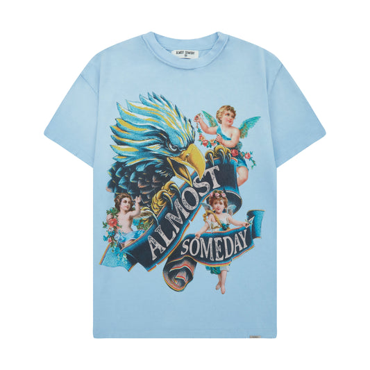 Banner Tee - Sun Fade Wash (Blue)