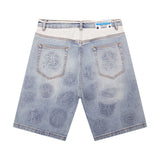 NBA Conference Jorts (Washed Blue) NBA Conference Jorts (Washed Blue)