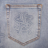 NBA Conference Jorts (Washed Blue) NBA Conference Jorts (Washed Blue)