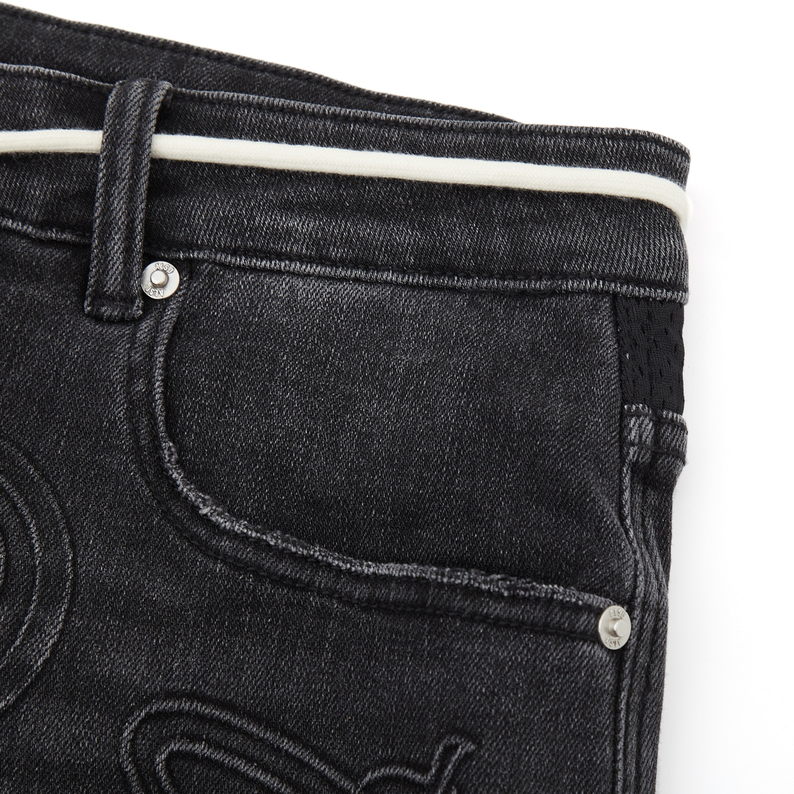 NBA Conference Jorts (Washed Black) NBA Conference Jorts (Washed Black)