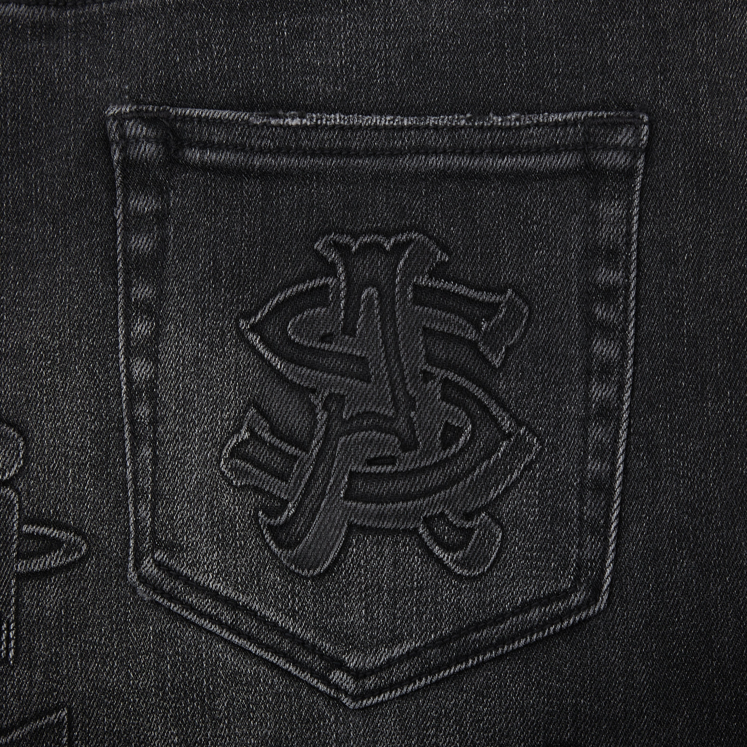 NBA Conference Jorts (Washed Black) NBA Conference Jorts (Washed Black)