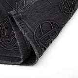 NBA Conference Jorts (Washed Black) NBA Conference Jorts (Washed Black)