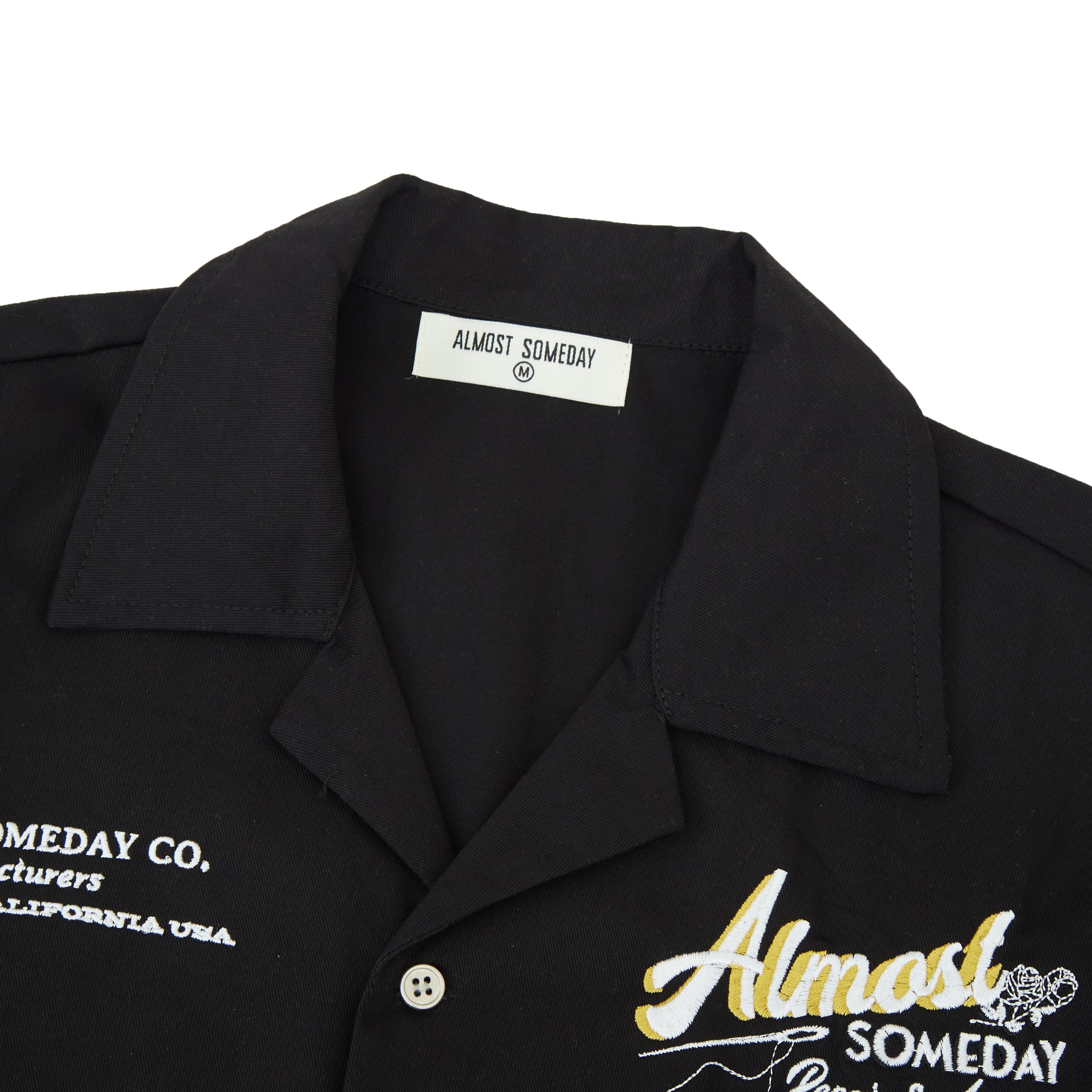 Storefront Camp Collar Shirt (Black) Storefront Camp Collar Shirt (Black)