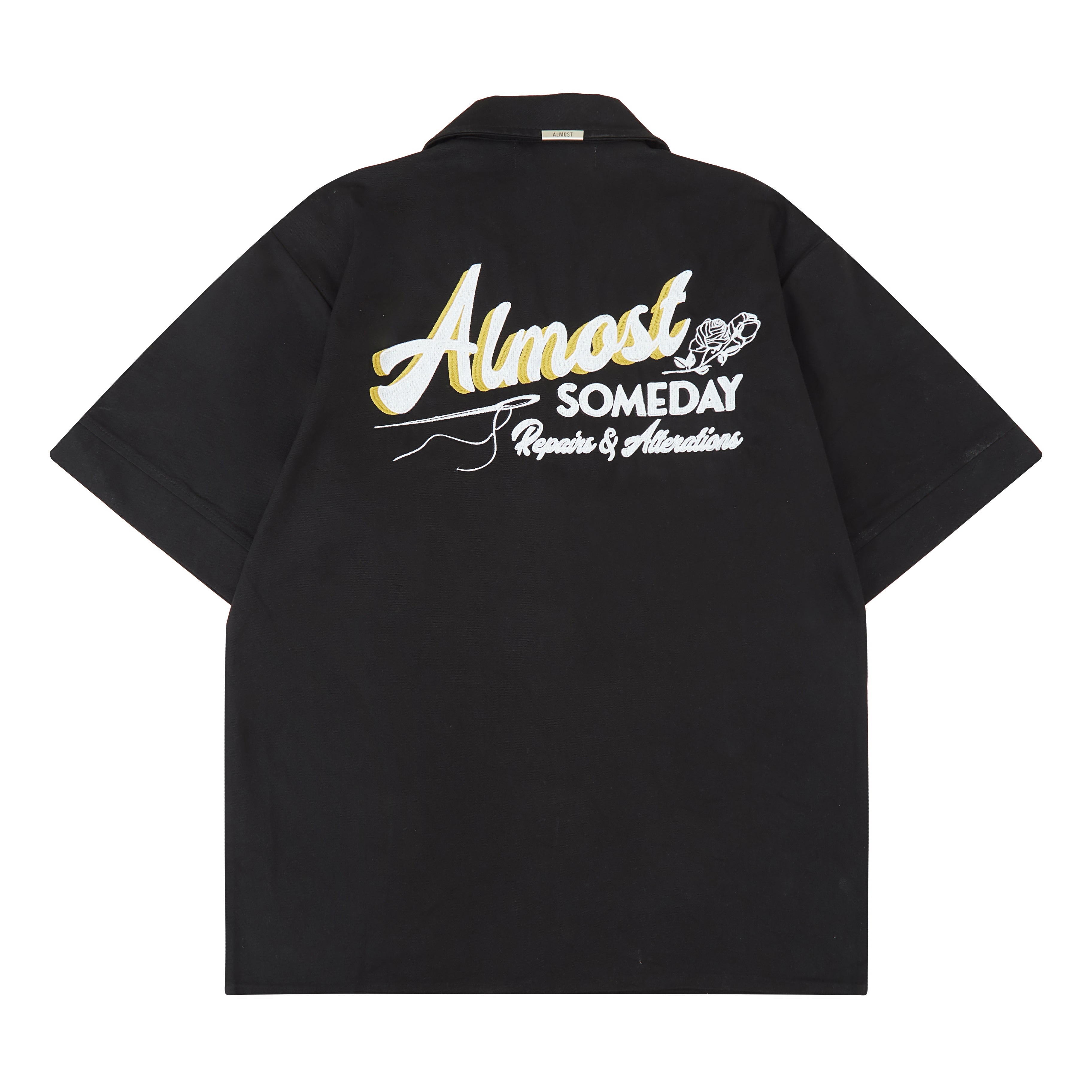 Storefront Camp Collar Shirt (Black) Storefront Camp Collar Shirt (Black)