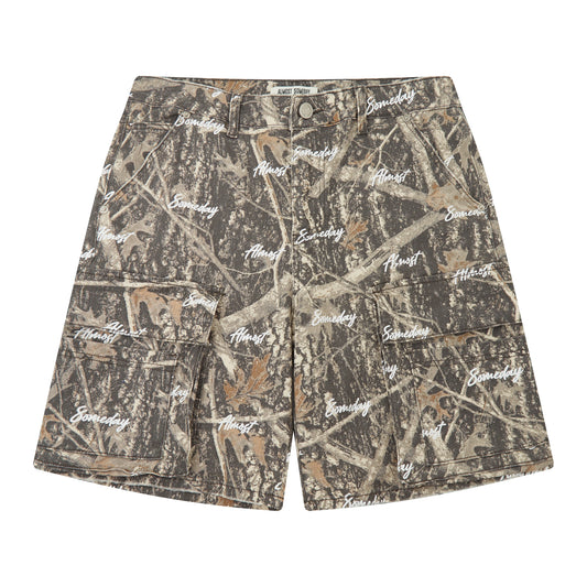 Signature AOP Camo Cargo Shorts