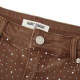 Cosmo Denim Jorts - Light Brown Cosmo Denim Jorts - Light Brown