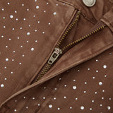 Cosmo Denim Jorts - Light Brown Cosmo Denim Jorts - Light Brown