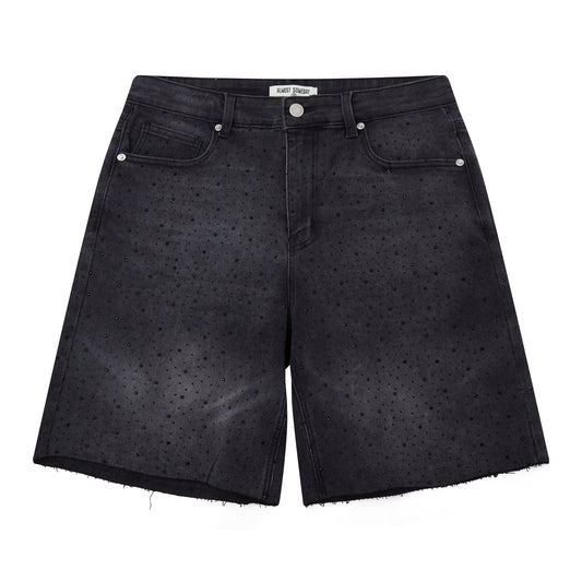Cosmo Denim Jorts - Washed Black