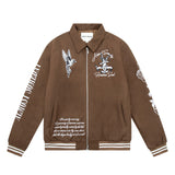 Heaven Sent - Varsity Jacket (Brown) Heaven Sent - Varsity Jacket (Brown)