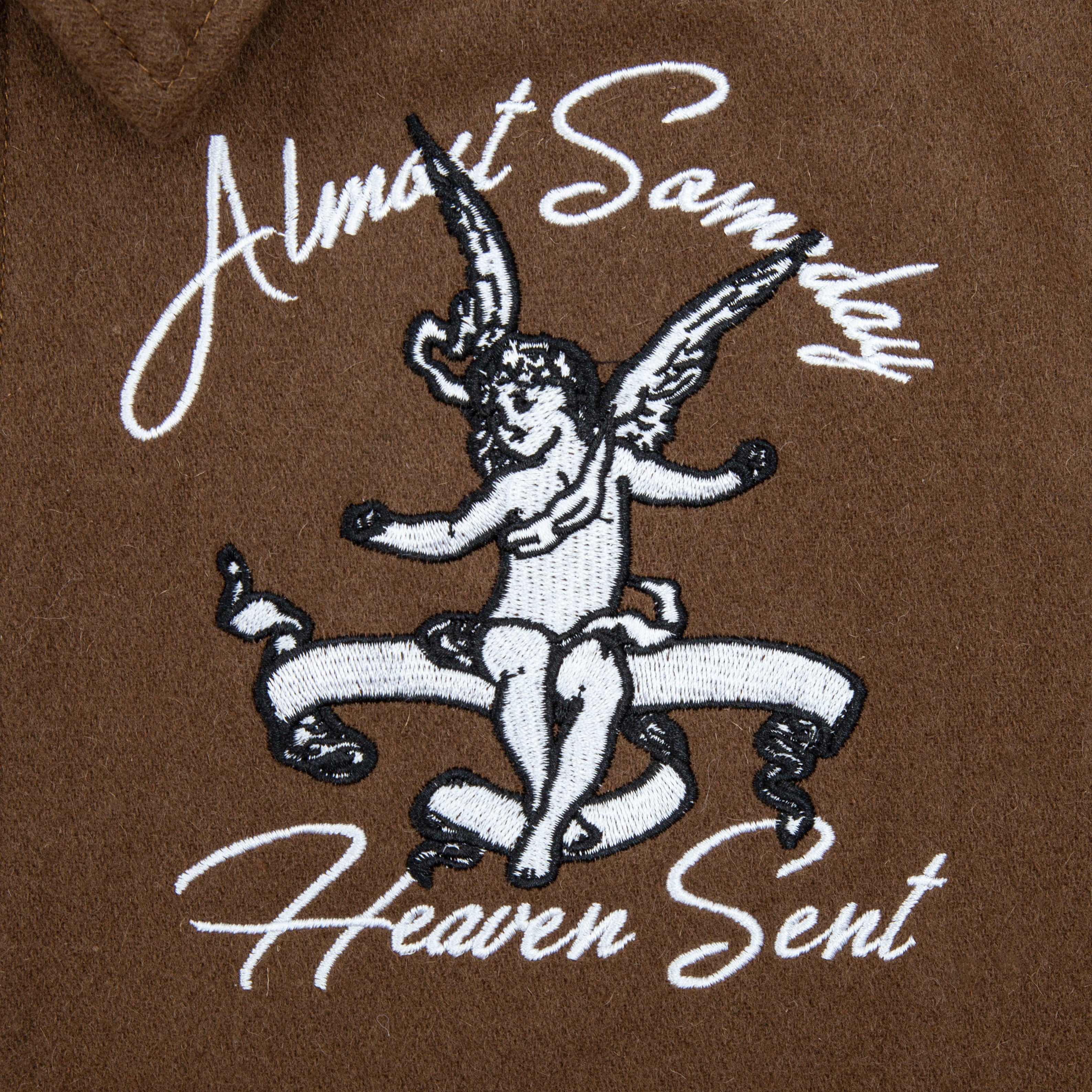 Heaven Sent - Varsity Jacket (Brown) Heaven Sent - Varsity Jacket (Brown)