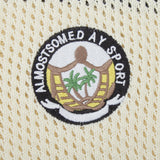 Crochet Knit Polo (Cream / Black) Crochet Knit Polo (Cream / Black)