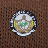 Crochet Knit Polo (Pink / Brown) Crochet Knit Polo (Pink / Brown)