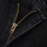 Patchwork Denim Jorts (Washed Black) Patchwork Denim Jorts (Washed Black)